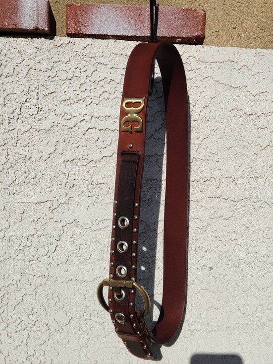 Vintage Custom-made belt With an Auth  Dolce & Gabbana     DG LOGO